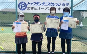 【加古川オープンサーキット】7/15 CD級女子ダブルス大会結果