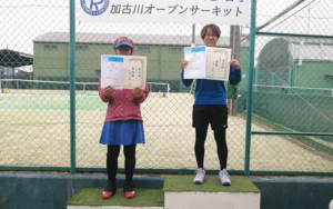 【加古川オープンサーキット】4/27 CD級女子シングルス大会結果